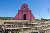 Capilla San Francisco Solano de La Loma, built as a Spanish colonial mission on a hill in Tartagal, Argentina.