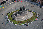 View of Old Town Square (Staromestské námestí) from Astronomical Clock Tower of Prague