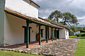 Historische Posta de Yatatso, Treffpunkt zwischen den Generälen Belgrano und San Martin. San Jose de Metan, Argentinien. Bei diesem Treffen übergab Manuel Belgrano im Januar 1814 im argentinischen Unabhängigkeitskrieg das Kommando über die Armee des Nordens an Jose de San Martin