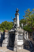 Memorial tomb of former general and politician Manuel J. Campos. Recoleta Cemetery, Buenos Aires, Argentina.