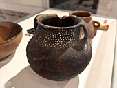 Pre-Hispanic ceramic pottery from the Humahuaca Valley. Dr. Eduardo Casanova Archeology Museum, Tilcara, Argentina.