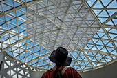 Entrance Hall in Atomic Bomb Nagasaki Peace Memorial Museum, Nagasaki, Japan