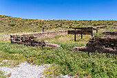 Ruins at the old Herrera Store, now the visitors center for Los Cardones National Park in Salta Province, Argentina.