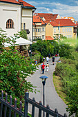 Blick auf die Prager Skyline vom Grande Classic Panorama aus