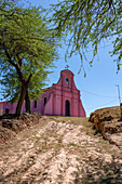 Capilla San Francisco Solano de La Loma, built as a Spanish colonial mission on a hill in Tartagal, Argentina.