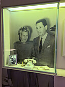 A photo of Eva and Juan Peron in the Eva Peron Museum, Buenos Aires, Argentina.