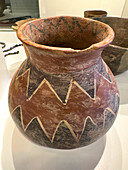 Pre-Hispanic ceramic pottery from a site within the town of Tilcara. Eduardo Casanova Archeology Museum, Tilcara, Argentina.