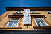 Exterior of Swarovski store in Prague center