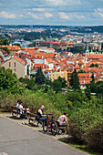 Blick auf die Prager Skyline vom Grande Classic Panorama aus