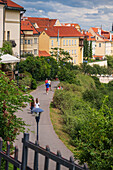 Blick auf die Prager Skyline vom Grande Classic Panorama