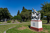 A painted iron copy of the marble statue of Laocoon and His Sons in the 9th of July Park, San Miguel de Tucumán, Argentina.