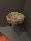 A Spanish colonial stone baptismal font Juan Lavalle Historical Provincial Museum, San Salvador de Jujuy, Argentina.