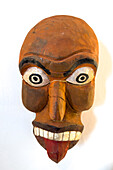 Grand Festival mask of the Chané & Guaraní cultures. Dr. Eduardo Casanova Archeology Museum in Tilcara, Argentina.