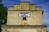 The abandoned railway station of Hontanares de Eresma in the province of Segovia.