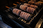 Traditional Trdelnik pastry in Prague