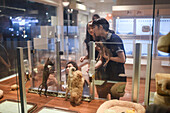 Pet shop display window in Kyoto