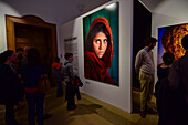 Exhibition of the Iconic Photographs by National Geographic photographer Steve McCurry at the Mucsarnok Palace of Art in Budapest, Hungary