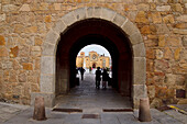 The Alcázar Gate in the walls of Ávila.