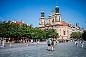 St. Nicholas Church in historic centre of Prague