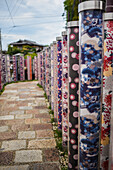 Kimono Forest in Kyoto, Japan