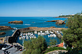 Fishing port of Biarritz, France