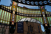 Stained glass Art Deco in Municipal House, Prague