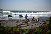 Strand vor der Finca Barlovento, Tayrona National Park, Kolumbien