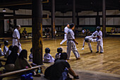 Youth Karate competition at the original wooden Kyoto Budo Center (????; kyubutokuden) dated from 1899 in the Meiji Period and is the oldest such martial arts center in Japan.