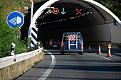 Road tunnel in Basque Country, Spain