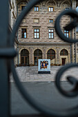 Schwarzenberg Palace facade in Prague