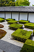 Geometrical garden at Tofukuji Temple in Kyoto, Japan