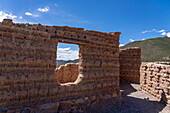 Adobe ruins at the Mirador de la Ventanita de los Valles Calchaquies between Cardones National Park & Payogasta, Argentina.