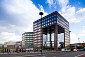 London, UK, May 2 2009, The striking design of Nº 1 London Bridge St. stands prominently against the London skyline, reflecting the vibrant urban environment.