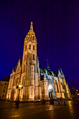 Matthias (Matyas in magyar) or Parish Church of Our Lady Mary was built in 13th century, now in Neo-Gothic style in Budapest, Hungary