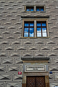 Schwarzenberg Palace facade in Prague