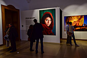 Exhibition of the Iconic Photographs by National Geographic photographer Steve McCurry at the Mucsarnok Palace of Art in Budapest, Hungary