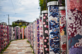 Kimono-Wald in Kyoto, Japan