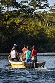 Boat tours in Don Diego River, Santa Marta, Colombia