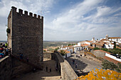 Monsaraz, Portugal, May 3 2008, The Torre del Castillo stands proudly in Monsaraz, offering stunning views of the Alentejo countryside and charming village.