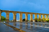 Agua de Prata aqueduct, UNESCO World Heritage Site, Evora, Alentejo, Portugal, Europe