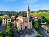 Pfarrkirche von Sant'Antonio, Levizzano, Castelvetro di Modena, Modena, Emilia-Romagna, Italien, Europa