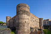 Schloss Ursino, Stadtmuseum, Catania, Sizilien, Italien, Mittelmeerraum, Europa