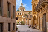 Piazza della Repubblica, Mazara del Vallo, Trapani, Sizilien, Italien, Mittelmeer, Europa