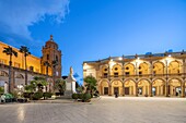 Piazza della Repubblica, Mazara del Vallo, Trapani, Sizilien, Italien, Mittelmeerraum, Europa