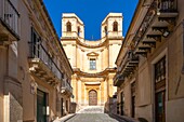 Kirche von Montevergine, UNESCO-Welterbe, Noto, Siracusa, Sizilien, Italien, Mittelmeerraum, Europa