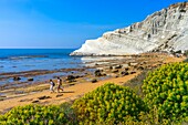 Scala dei Turchi, Realmonte, Agrigento, Sizilien, Italien, Mittelmeer, Europa