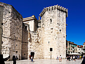 Die venezianische Burg in der Altstadt, UNESCO-Weltkulturerbe, Split, Kroatien, Europa