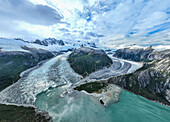 Panorama des Pia-Gletschers, Tierra del Fuego, Chile, Südamerika