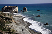 Beach in south west Cyprus, Greek Cyprus, Cyprus, Mediterranean, Europe