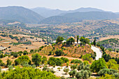 Landscape of the mountain range around Paphos, Cyprus, Eastern Mediterranean Sea, Europe